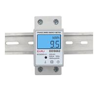 220v/110v 80A Guida Din Retroilluminazione Display LCD Digitale Tensione Corrente Potenza Contatore di Energia Tester di Elettricità Voltmetro Amperometro(Without Backlight,220V)