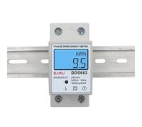 220v/110v 80A Guida Din Retroilluminazione Display Lcd Digitale Tensione Corrente Potenza Contatore di Energia Tester di Elettricità Voltmetro Amperometro(Without Backlight,110V)