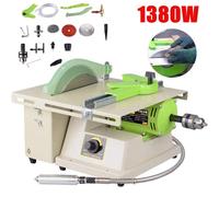 220V 1380W multifunzione gioielli Rock lucidatura Buffer macchina gioielli smerigliatrice mulino lucidatrice gioielli tavolo tornio da banco