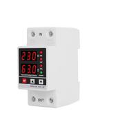 220V 63A Adjust Voltage Relay Over Under Voltage Protector Over Current Limit Wattmeter KWH Meter Power Comsumption AUOQKQUT(40A)