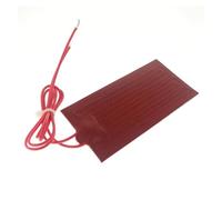220V AC 200x200mm 150W Rectangle Flexible Silicon Heater Pad For Oil Tank Electrical Wires