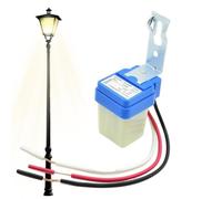 220V Automatic Outdoor Photoelectric Button Sensor Switch Porch Walkway | Automatic Waterproof Light Sensor Automatically Controls 220V Outdoor Lamps Saving Energy Across Patio Porch Garden Yard