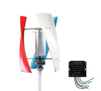 220v,Generatore Eolico a Asse Verticale a Basso Rumore, 12V 24V 48V 220V con Controller, Mulino a Vento a Design Elicoidale a Basso Rumore, per Casa, Barche, Illuminazione Stradale (3000W)