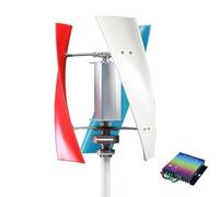 ,220v,Kit Generatore Eolico a Asse Verticale 12000W 3 Pale 12V 24V 48V
