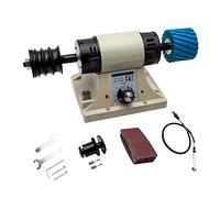 220V Lucidatura Pelle Macchina Brunitura,con manico flessibile albero,Bordo in pelle Rettificatrice 0-8000RPM