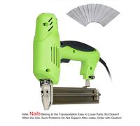 220V pistola sparachiodi elettrica cucitrice pistola inchiodatrice cucitrice sparatutto mobili cucitrice inquadratura Tacker strumenti per la lavorazione del legno fai da te pistola sparachiodi