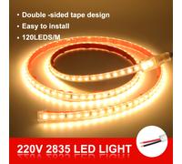 220V SMD 2835 Strisce LED Adesiva Bianco IP67 Impermeabile 120led/m LED Strip