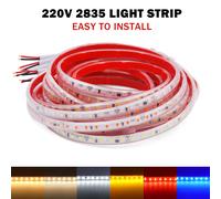 220V SMD 2835 Strisce LED Adesiva Bianco IP67 Impermeabile 120led/m LED Strip