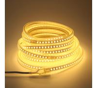 220V Striscia LED 10M IP67 5730 Bianco Caldo 3000K 10 Metri Impermeabile Strip,