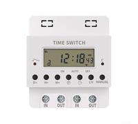 220v Timer Digitale Interruttore 60a Elettronico Programmabile Tempo Controller Con Settimanale E Giornaliero Impostazioni Per Apparecchiature Industriali Bianco