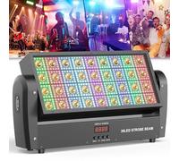 220W 36 LED Strobo Discoteca Oscillabile, Osusuent 648pcs RGB Luce Stroboscopica Luci da Palco Luci Discoteca a Ritmo di Musica Centralina dmx Faretto Luminosa per Feste Casa DJ Professionali, 1 pezzo