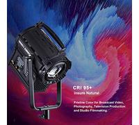 220W Yidoblo F-2800RP Daylight 5500K Led Studio Video Light Live Stream Lampada Spara Lampada Spotlight DMX Telecomando Luce fredda (F-2800RP)