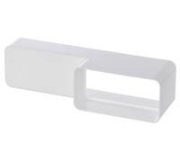 220x55mm - 110x55mm Riduttore per Tubo Rettangolare - Raccordo per Tubi in Plastica