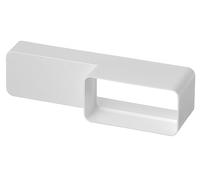 220x55mm a 110x55mm Connettore a Canale Rettangolare - Condotto, Giunto in Plastica