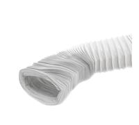 220x55mm Condotto d'aria Flessibile per Cappa da Cucina, Condizionatore d'aria, Aspiratore, Asciugatrice - Tubo di Scarico da 3m - Condotto di Ventilazione - PVC