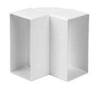 220x55mm Curva 90° Verticale - Raccordo/Connettore per Tubo Rettangolare - PVC