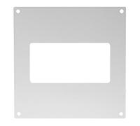 220x55mm Piastra a Parete - Flangia per Condotte Rettangolari in PVC