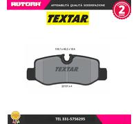 2210101 Kit pastiglie freno, Freno a disco posteriore (MARCA TEXTAR)..