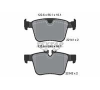 TEXTAR 2214101 Kit pastiglie freni per VOLVO XC90 II (256) per JAGUAR XE (X760)