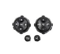 2218213651 Coperchio del pulsante dell'interruttore del controllo del volume della crociera del volante dell'auto adatto per Benz W221 W216 Classe S CL Tasti Comandi al Volante Pulsanti(Black)