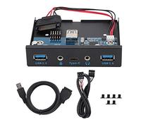 222 Pannello Frontale, Pannello dell'unità di interfaccia di Tipo C da 3,5 Pollici USB 3.1 per PC Computer Desktop Case Slot Anteriore Mainboard