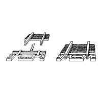 N fleischmann senza massicciata 22215 binario flessibile terminale