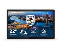 Philips B Line 222B1TFL/00 monitor touch screen 54,6 cm (21.5") 1920 x 1080 Pixel Multi-touch Nero