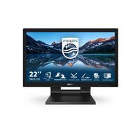 Monitor Philips B Line 222B9TA/00 LED display 54,6 cm (21.5") 1920 x 1080 Pixel Full HD LCD Touch screen Da tavolo Nero [222B9TA/00]