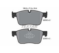2230201 TEXTAR Kit pastiglie freno, Freno a disco per ,JAGUAR,JAGUAR (CHERY),LAN