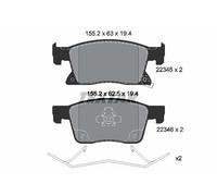 2234501 Kit pastiglie freno, Freno a disco Textar