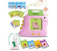 224 Parole flashcards bambini italiano e inglese, amico vocabolo gioco italiano,giochi montessori 2 anni, educativi prescolari Lingua Imparare a parlare-Rosa