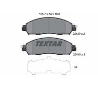 2243901 TEXTAR Kit pastiglie freno, Freno a disco per NISSAN,NISSAN (ZHENGZHOU),