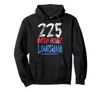 225 Baton Rouge Louisiana Felpa con Cappuccio