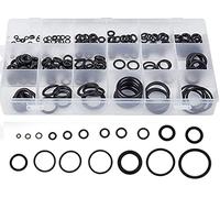 225 Pezzi Gomma Assortimento Kit, 18 misure o-ring gomma Guarnizioni di Tenuta kit,Gommino Elettrico Conduttore Guarnizioni Anello Set, Insieme idraulica, rondelle per aria condizionata, Automobile