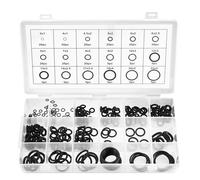 225 Pezzi Set O-Ring in Gomma NBR - Kit Completo Guarnizioni Professionali (18 Misure Ø3-22mm) - Per Idraulica, Meccanica & Impianti Industriali - Resistente ad Acqua, Olio & Temperature Estreme