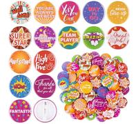 225 Pezzi Spille con Bottone Motivazionali per Riconoscimento Team, Premio per Apprezzamento, Incoraggiamento per Dipendenti, Badge Positivi, Riconoscimento per Dipendenti, Spille Incoraggianti per