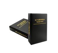 2250PCS~4000PCS SMD Ceramic Capacitor Assortment Kit Sample 0201 0402 0603 0805 1206 1pf~10uf 50~92 Kinds Capacitor Sample Book EKFBQBGW(0402 80valuesX50pcs)