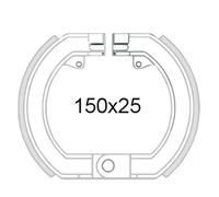 225120520 Ganasce freno anteriori RMS Classic Piaggio Vespa Sprint veloce 150cc