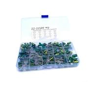 225Pcs/Box Capacitor Kit Aluminum Electrolytic Capacitors Set 15Values 16V-50V 1uF-470uF Assorted Kit Storage Low RUAJOGYNVM