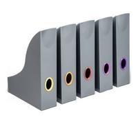 Set portariviste VARICOLOR® A4 Durable grigio antracite - conf. 5 pezzi - 7706-5
