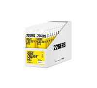 226ERS - High Energy, Gel Energetico per Atleti, Ciclodextrina, Carboidrati, Utilizzo di Glucosio e Digestione, Senza Glutine, Vegano, Gusto Limone, 24 Gel x 76 g