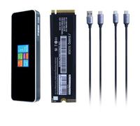 2280 unità esterne degli stati solidi del disco USB3.1 10Gbps degli stati solidi con esposizione LCD per i computer portatili e desktop del PC