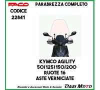 22841 PARABREZZA/PARAVENTO FACO KYMCO AGILITY R16 50/125/150/200 ASTE VERNICIATE