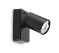 IDEAL LUX Lampada da parete Rudy AP1 - 1 luce GU10 7W 3000K - Metallo nero