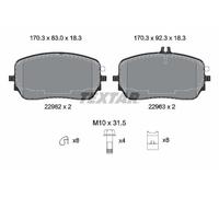 2296201 TEXTAR Kit pastiglie freno, Freno a disco per MERCEDES-BENZ