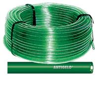 22KG TUBO IN PVC ANTIGELO TRASPARENTE COL. VERDE Ï MM. 14X19 (MT. 130):