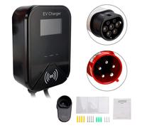 22KW 32A EV Charger Wallbox Type 2 CEE 3-Phase Plug Charging Station EV PHEV APP