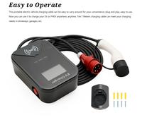 22KW 32A EV Charger Wallbox Type 2 CEE 3-Phase Plug Charging Station EV PHEV APP