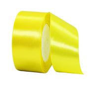 22m Nastro Giallo Limone 40mm,Nastro Raso Nastrino Bordeaux Nastri Regalo Nastro Satin,Fiocco Nastro per Pacchi Regalo,Artigianato,Bomboniere,Bouquet,Natale,Feste di Compleanno Matrimoni Decorazioni