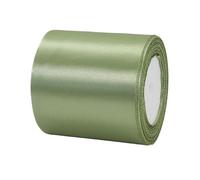 22m Nastro Verde Salvia 100mm,Nastro Raso Nastrino Bordeaux Nastri Regalo Nastro Satin,Fiocco Nastro per Pacchi Regalo,Artigianato,Bomboniere,Bouquet,Natale,Feste di Compleanno Matrimoni Decorazioni